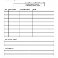 Genealogy Family Research Journal