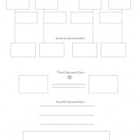 Two Sibling Four Generation Genealogy Form