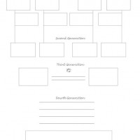 Three Sibling Four Generation Genealogy Form
