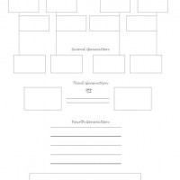 Four Sibling Four Generation Genealogy Form