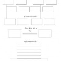 Five Sibling Four Generation Genealogy Form