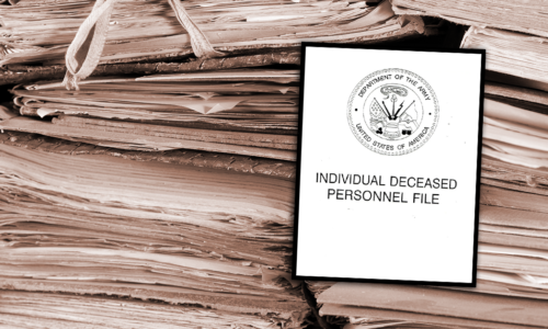 individual deceased personnel file for family research military
